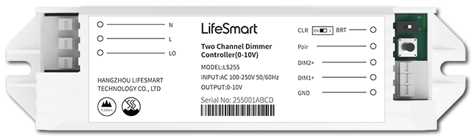 Two Channel Dimming Controller
（0-10V）