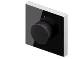 [LS220-DW2 ] Nature Dimmer (0-10V)(White Frame - Black AG Glass)