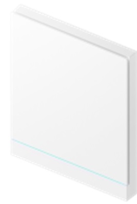 [LS240-WH1] BLEND Switch PRO (1 gang, أبيض)